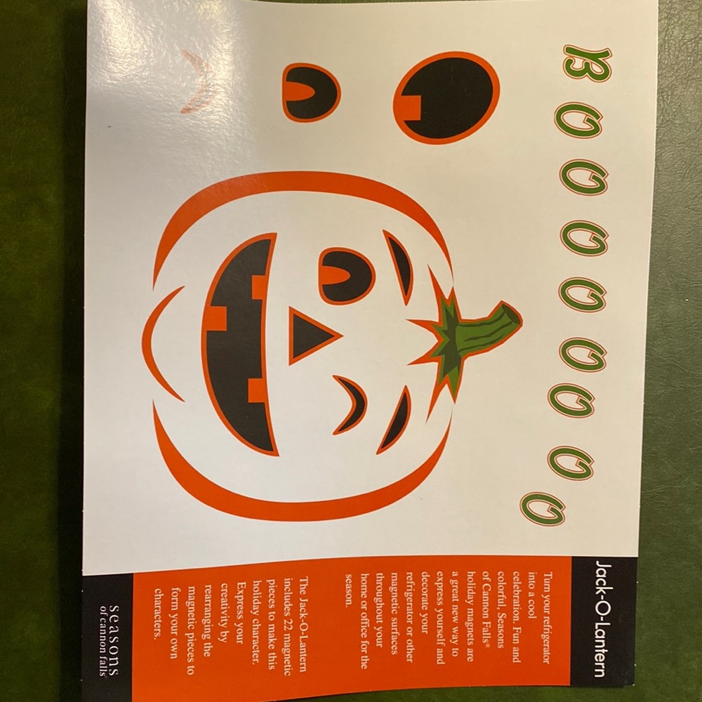 Halloween Refrigerator Magnet Set